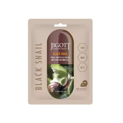Jigott Black Snail Real Ampoule Mask
