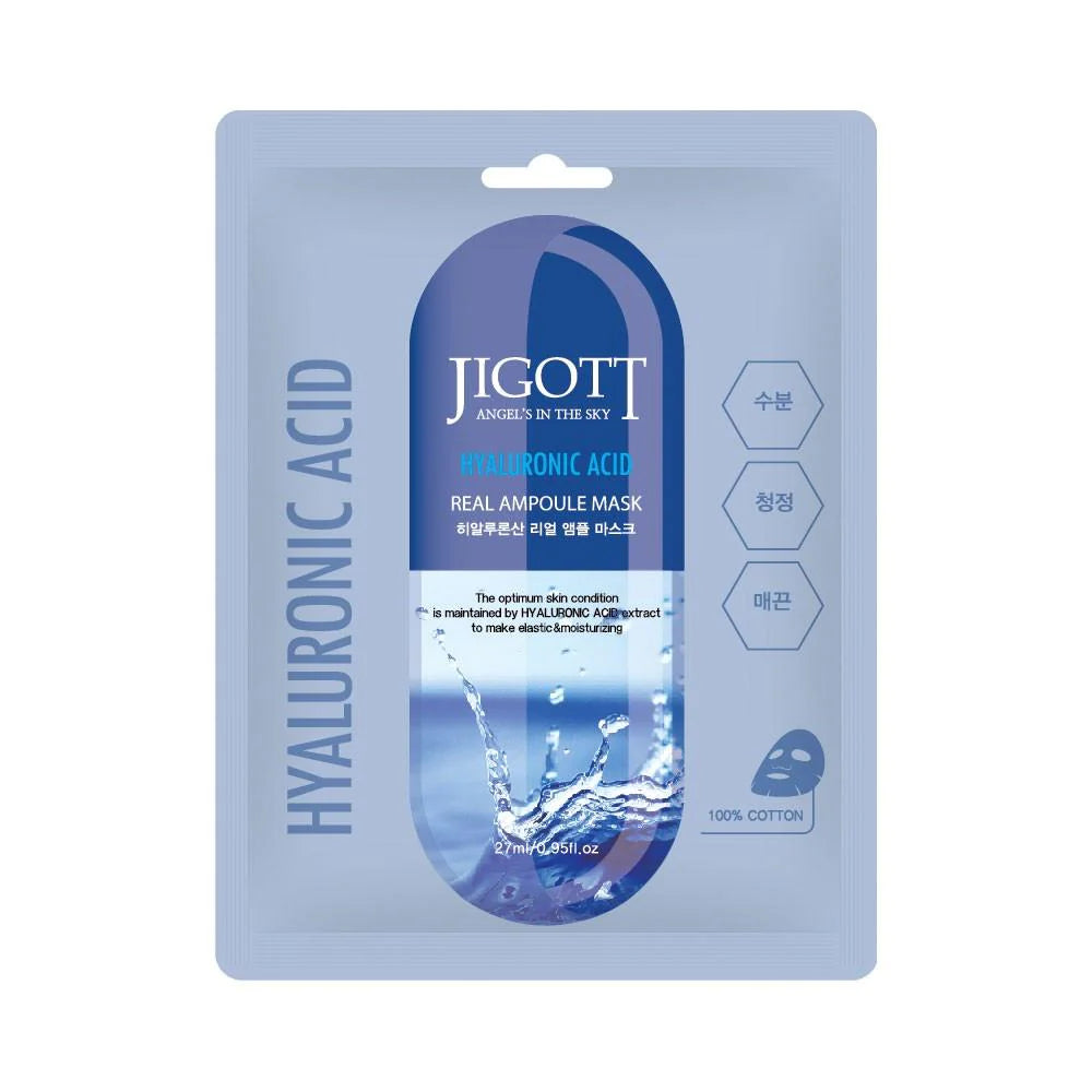 Jigott Hyaluronic Acid Real Ampoule Mask