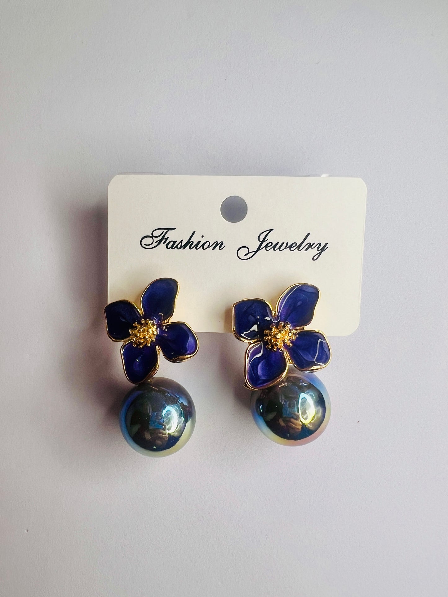 Fancy Due Drop Floral Earrings