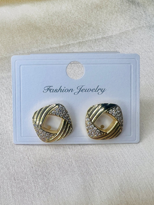 Gold Plated Fashion Earrings