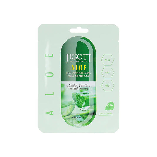 Jigott Aloe Real Ampoule Mask